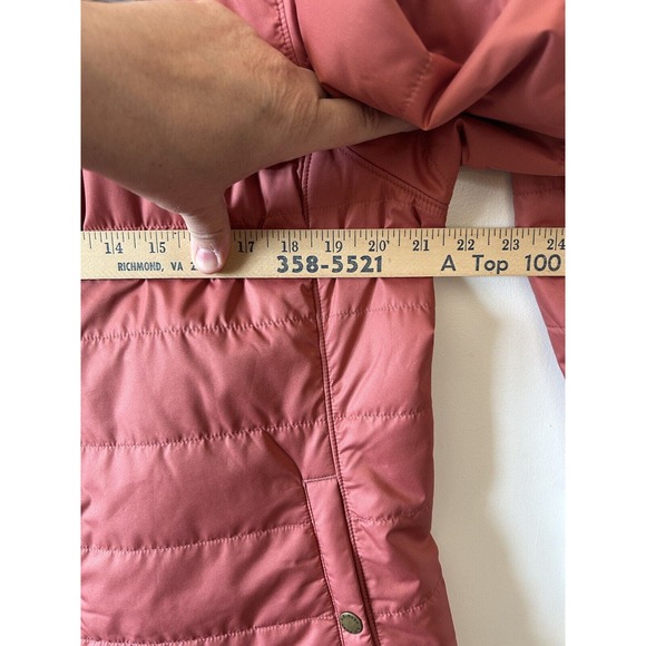 L L Bean Mountain Classic Puffer Jacket Womens Large Sienna Brick - Picture 7 of 10